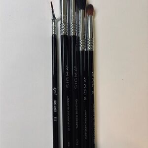 Sigma Beauty Black Makeup Brush Set